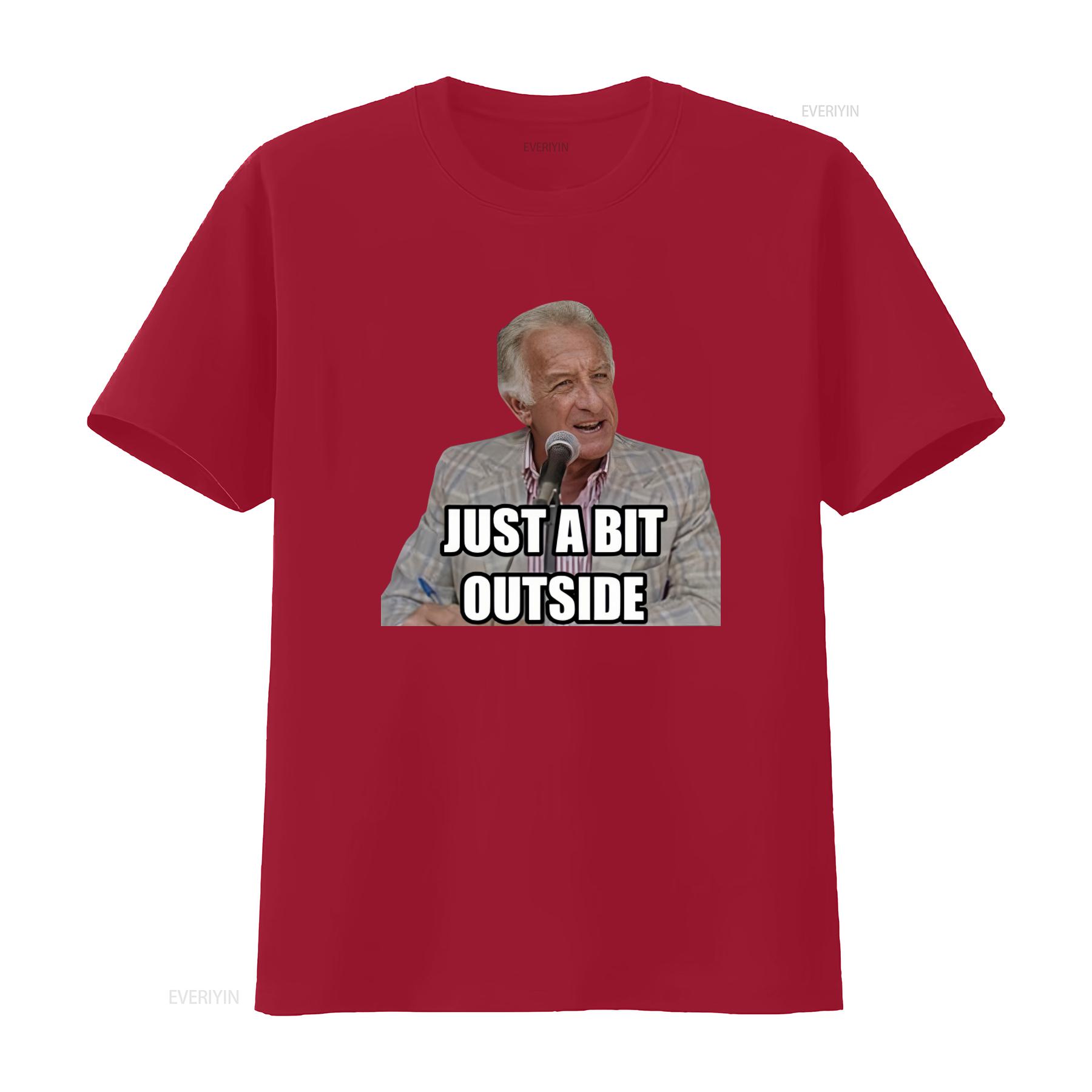 Major League Movie Just A Bit Outside Baseball Funny T Shirt for Men vintage Washed Stretched Unisex fashion homme S