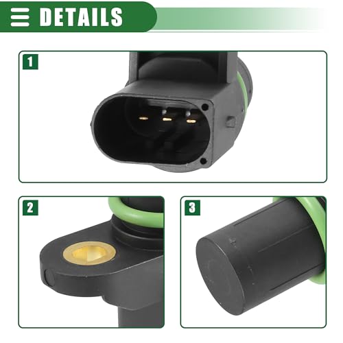 Senzor Poziție Arbore cu Came Motor Motoforti Senzor Poziție Arbore cu Came pentru BMW 325Ci Bază 2.5L 2001-2006 ABS Metal Nr.12147518628 Negru