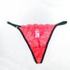 Women's Lace Thong: Low Waist, Hip Lift, High Cut, Metal Detail, Thin Strap, Sexy T-Pants