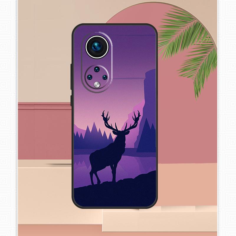 Animal Deer Art Case For Honor Magic 5 6 7 8 Pro Honor X9c X9b X9a X8b X8a X8c 50 70 90 400 200 Lite Cover