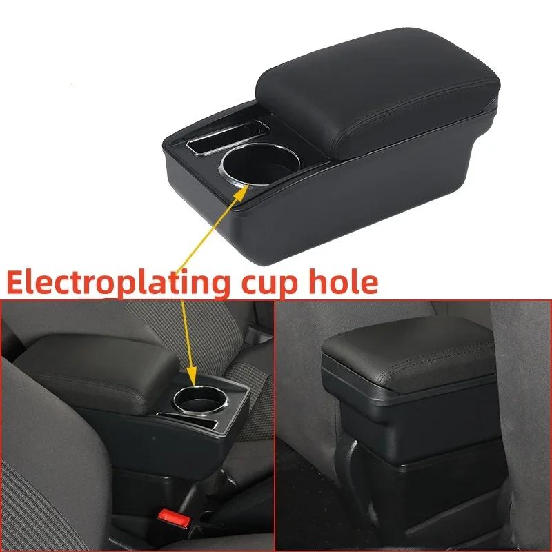For Seat Ibiza Armrest Box For Seat Ibiza 6j Ibiza 6L Car Armrest Auto Storage Box 2010-2019 Dedicated Retrofit Car Accessories