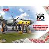 ICM 1/48 D-DAY 80th Anniversary Set B-26B with USAAF Pilot & Crew Plastic Model Kit 48322 (Airplane)
