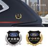 3D Car metal badge sticker Markings Decorative Body car accessories For Ford Fiesta Mondeo Explorer Focus Mondeo Escape Kuga MK2