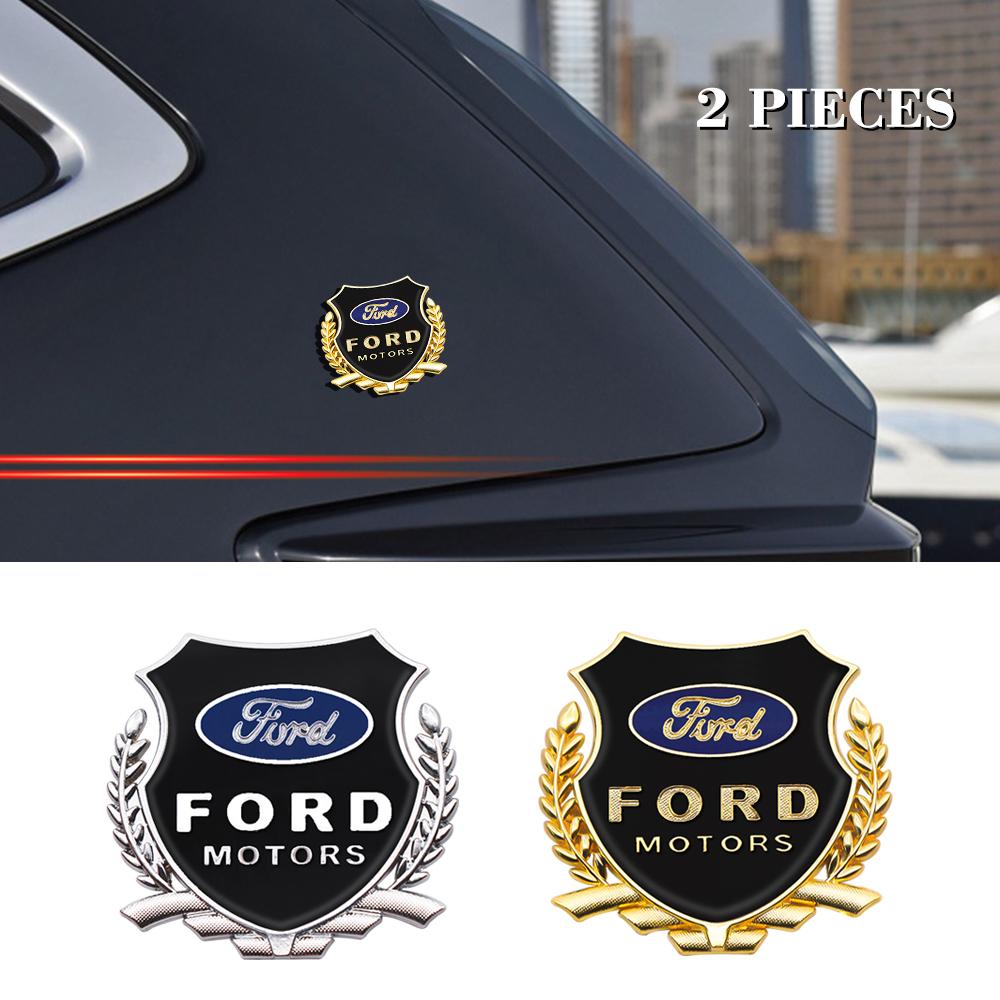 3D Car metal badge sticker Markings Decorative Body car accessories For Ford Fiesta Mondeo Explorer Focus Mondeo Escape Kuga MK2