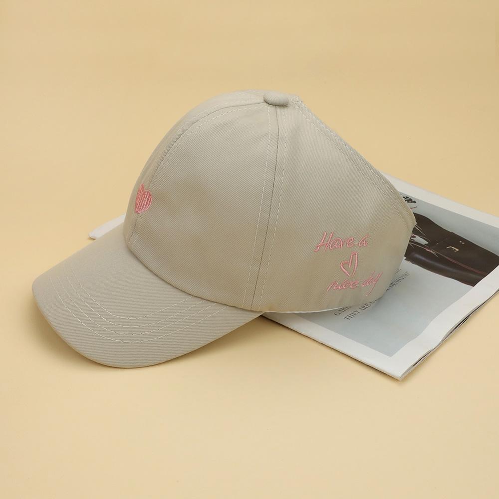 High Ponytail Kids Hat Baseball Cap For Girls Boys Travel Sun Hat Adjustable Children Peaked Caps Hollow Back Ponytail Caps