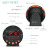 ORIA Loud Alarm Clock with Bed Shaker Vibrating Alarm Clock  with Adjustable Dimmer for Heavy Sleeper Deaf Hard of Hearing