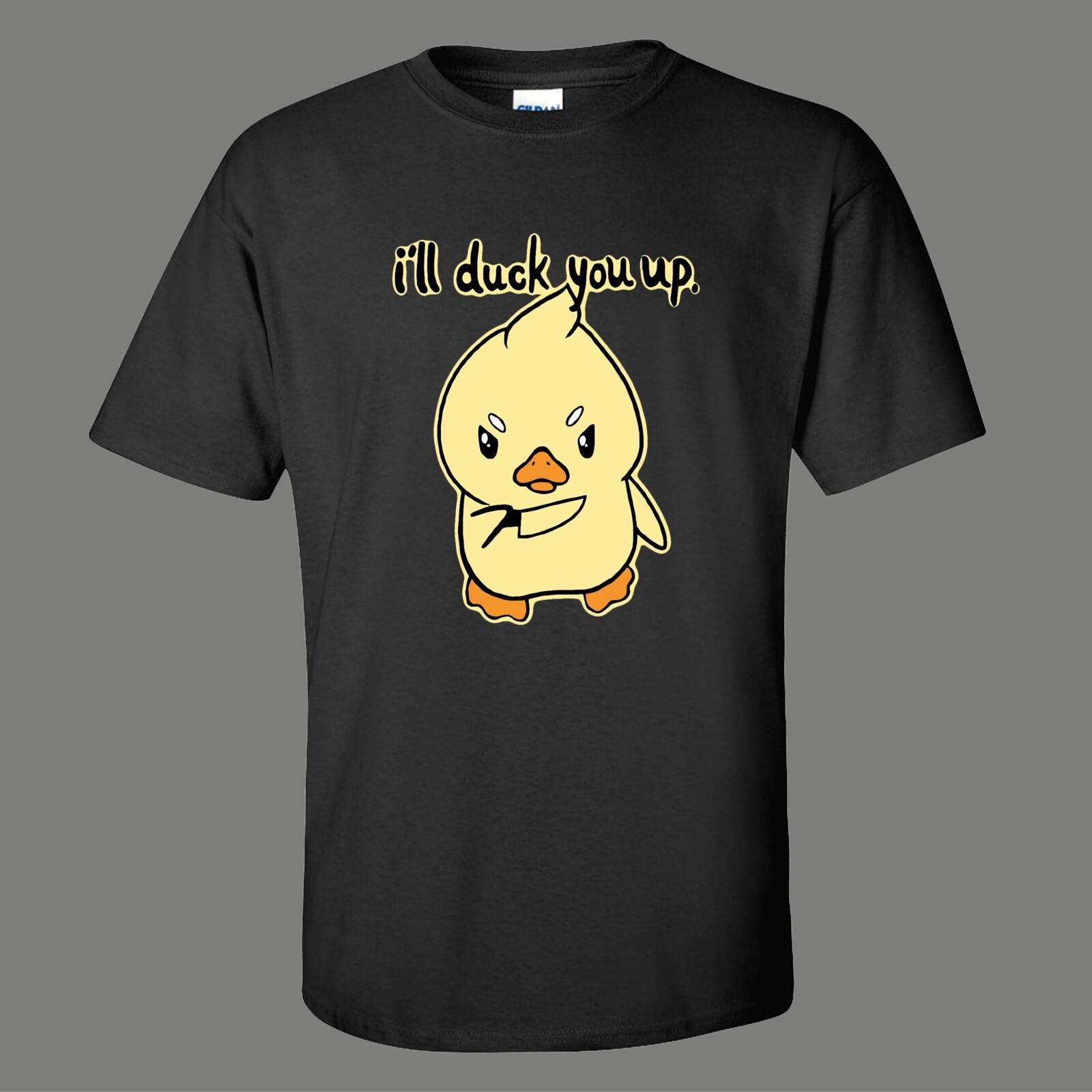 (Officially Licensed) I WILL DUCK YOU UP RUBBER DUCKY CARTOON PARODY QUALITY XL