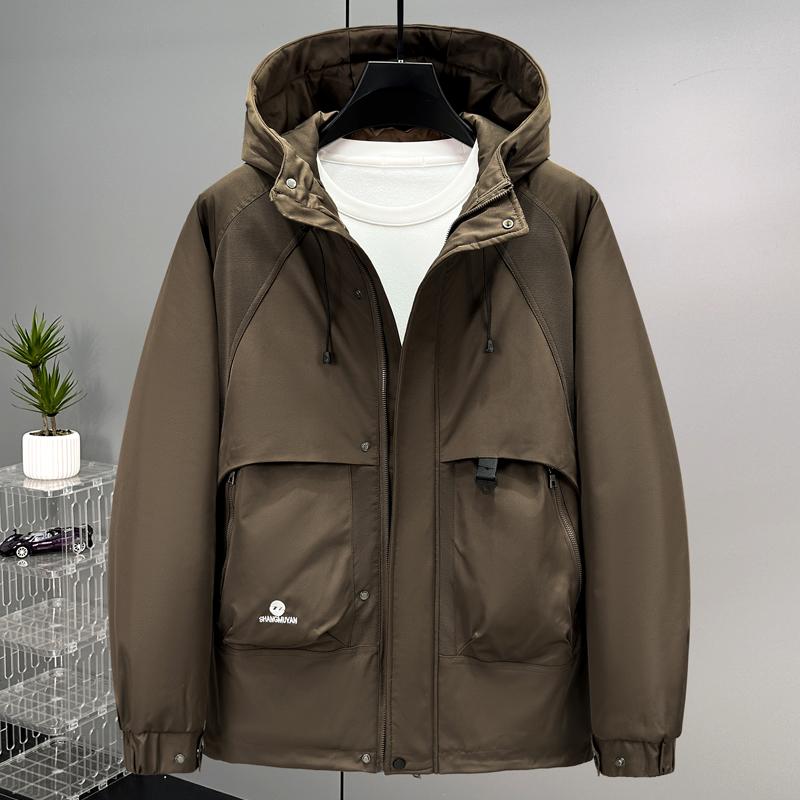 Plus Size 4XL-11XL Autumn Winter Coat for Men Outerwears Casual Thick Warm Oversize Men's Jackets Hooded