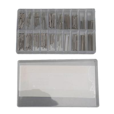 300 Stück Uhren Splint Edelstahl Uhrenarmband Glied Splint für Uhrmacher Uhrenreparatur 1,0 mm