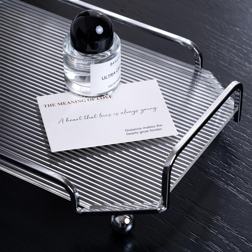 Restaurant Hotel Storage Perfume Tray Desktop Sundries Table Cosmetic Jewelry car Key Bathroom Plate Home Decora Toy Display