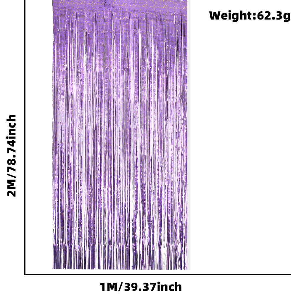 

Праздничная гирлянда «Звездный дождь» разных размеров и цветов, идеально подходящая для торжеств и мероприятий 1m2m,Purple Matte Gold Star