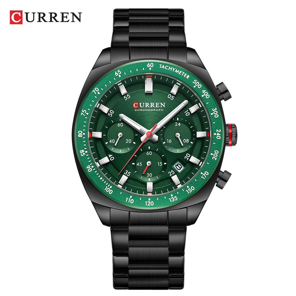 CURREN 8287 Men's Multifunctional Waterproof Business Watch with Calendar