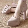 Fashion High Heels Women Mary Jance Shoes Pointed Toe Elegant Sandals Sexy Luxury Shoes 2025 Summer Designer Chunky Lolita Mujer Zapatos
