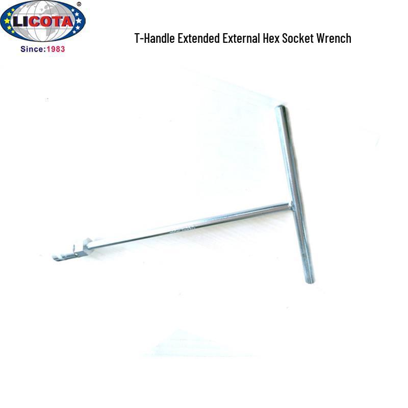 Licota T-Handle Extended Hex Socket Wrench for Automotive Repair T-Handle Hex Wrench 12mm