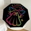 1pc Angel Star Pattern Umbrella Design Automatic Opening and Closing Umbrella, High-quality Travel Umbrella, Lightweight and Portable,