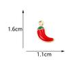 20Pcs Gold Plated Red Chili Shaped Pepper Charms Pendants For Jewelry Making Diy Necklace Bracelets Earrings Accessories
