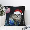 Meowl Cat Pillow Case  Soft Pillow Cover Funny Pillowcases For Sofa Couch Bed Living Room