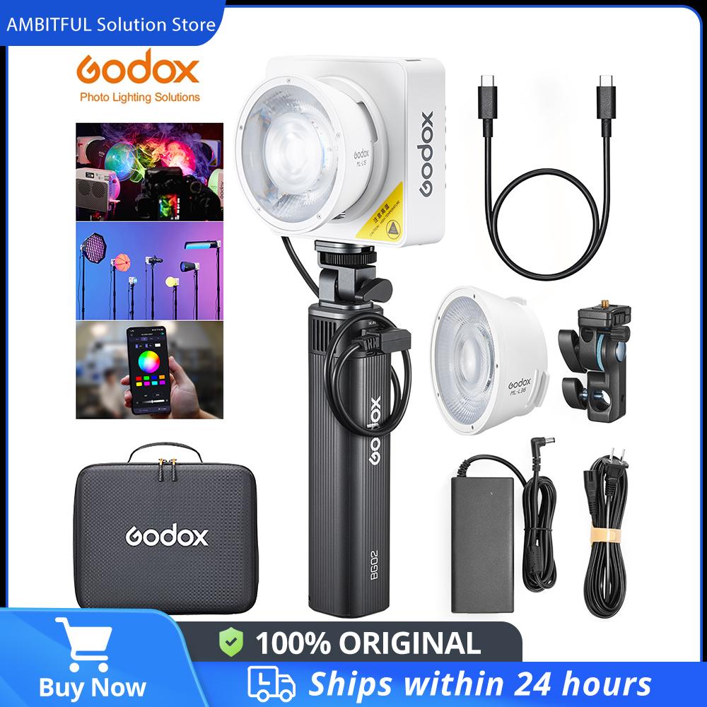 Godox ML100R Full Color LED Video Light 1800K-10000K Portable RGB Pocket Fill Light with 14 Creative Effects for Outdoor Shoot