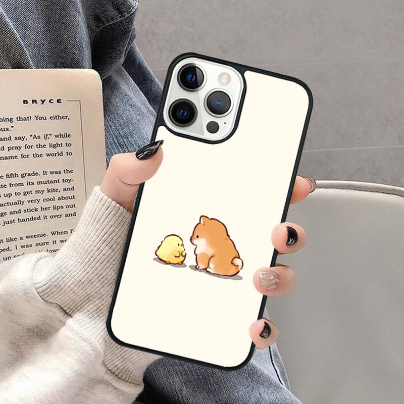 Cute Cartoon Chinchilla Phone Case for iPhone 17 Air 16 16e 15 Plus for Apple 13 11 12 14 Pro Max Cover coque Shell