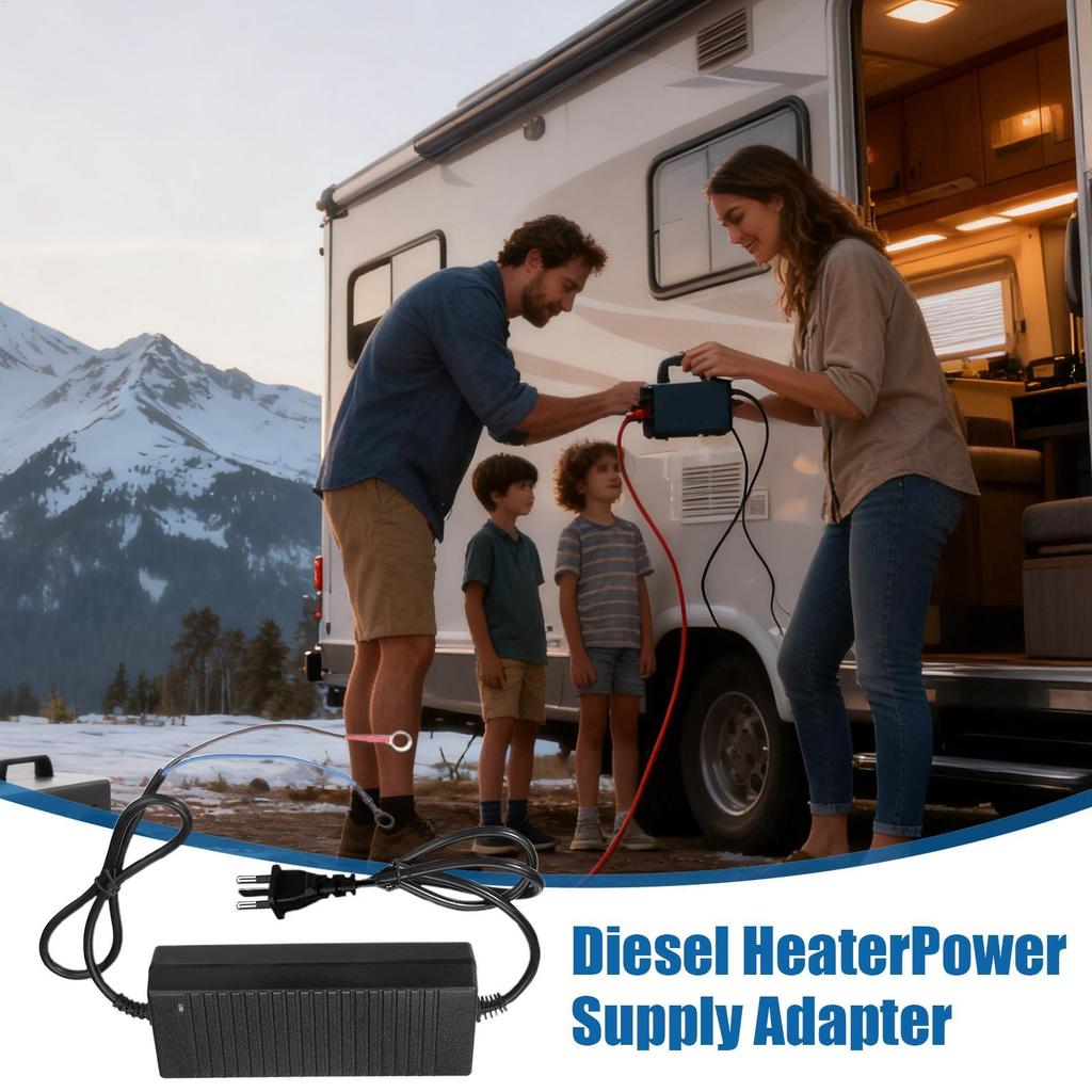 Power Supply for Diesel Heater Plug In Inverter Power Supply 110 To 12 Volt Converter for Heater RV Camper Van Truck Vehicle