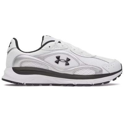 Tech Runner Sneakers Breathable Lightweight White/Silver/Black
