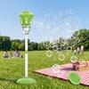 Automatic Bubble Machine Street Light Outdoor Bubble Blower with Lights And Music Adjustable Height Remote Control Bubble Maker for Parties Weddings
