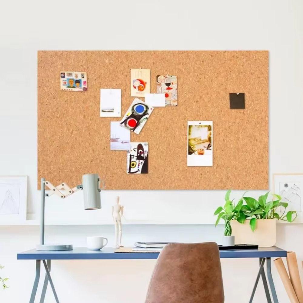 1m Self-Adhesive Cork Roll 2mm Thick Square Cork Pad Photo Wall Sticker