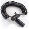 Truck Trailer Cable Semi-trailer Connection Cable 7-core Spiral Cable Assembly Power Reel Trailer Breakaway Electrical Plugs