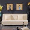Slipcover Sofa Stretch Bed Cover Full Folding Armless Elastic Slipcover Futon