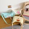 Hello Kitty Cartoon Nylon Shoulder Bag For Daily Use With Lightweight Design For Girls