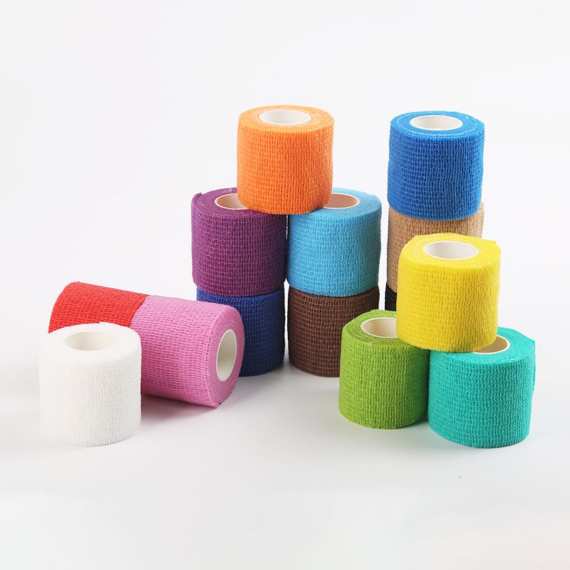 Self-Adhesive Elastic Bandage: Non-Woven Sport Knee, Wrist, and Finger Support.