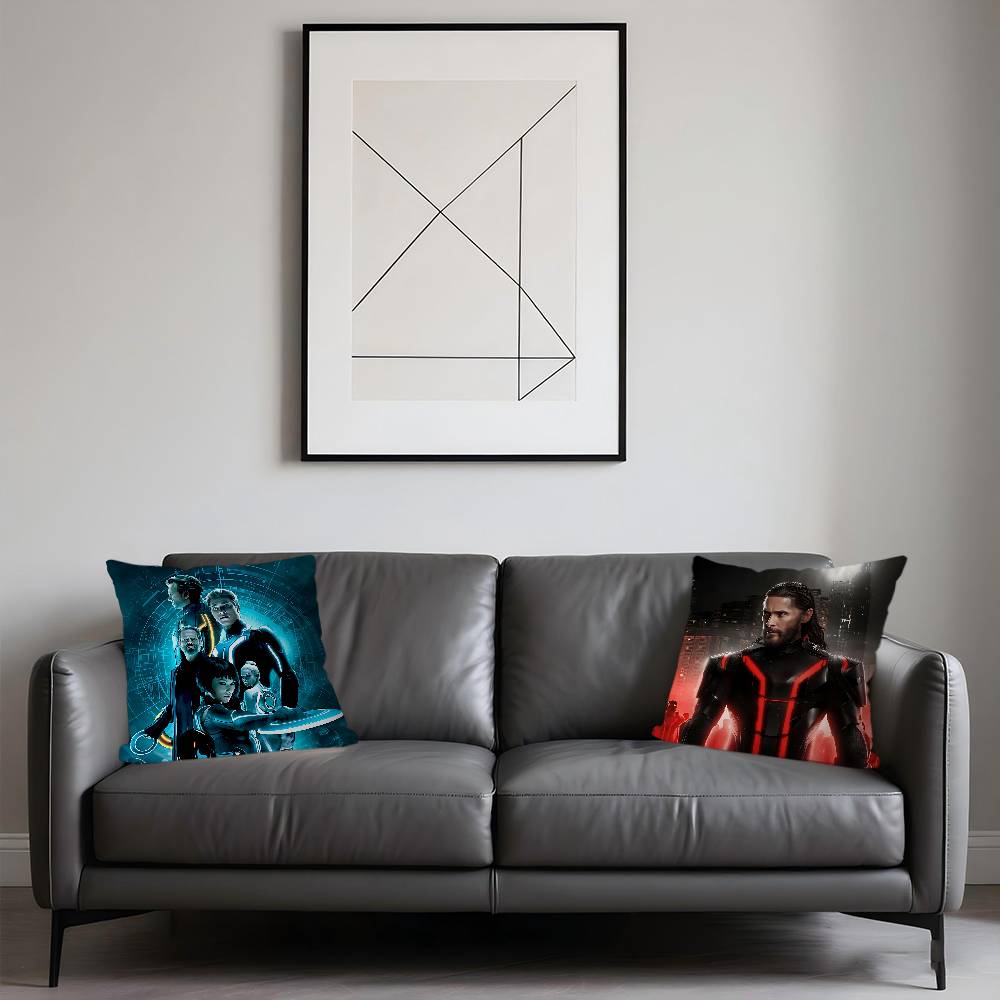 Movie T-Tron Ares Pillow Anime Pillow Sofa Bed Head Pillow Cover Cushion Cover 45x45 Cm Fashion
