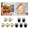 5 Pieces Dollhouse Drink Cup Doll House Accessories Resin Simulation Dollhouse Drinks for 1/6 1/12 Dining Cafes Playset Decor