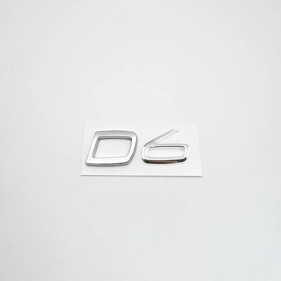Metal para Coche D2 D3 D4 D5 D6 D7 Letras Logo Emblema de Maletero Insignia Pegatina Para Volvo S40 S60 V40 V50 XC40 XC60 V70 V60 S90 C30 XC90