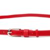 Narrow Women's Leather Belt GRANDE PELLE Leather Belt 21440 Red