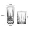 315ml/400ml Whiskeyglas Reliefglas Tasse Getränkebecher Cocktail Brandy Becher Luxus Weinutensilien Trinkgläser Barglasware