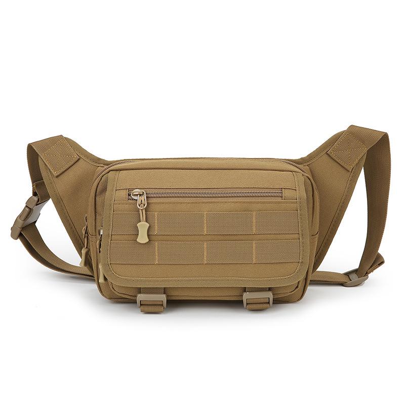 Men's Tactical Crossbody Bag - Multi-Compartment Cycling & Hiking Waist/Chest Bag