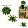 Boston Fern Artificial Plant With Uvresistant Plastic Foliage For Home Decor And Office Space