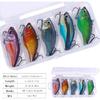 Lipless Crankbait, Rattle Trap Fishing Lures for Freshwater Saltwater, Lipless Crankbaits for Bass Fishing Lure Set for Bass Trout Walleye Redfish