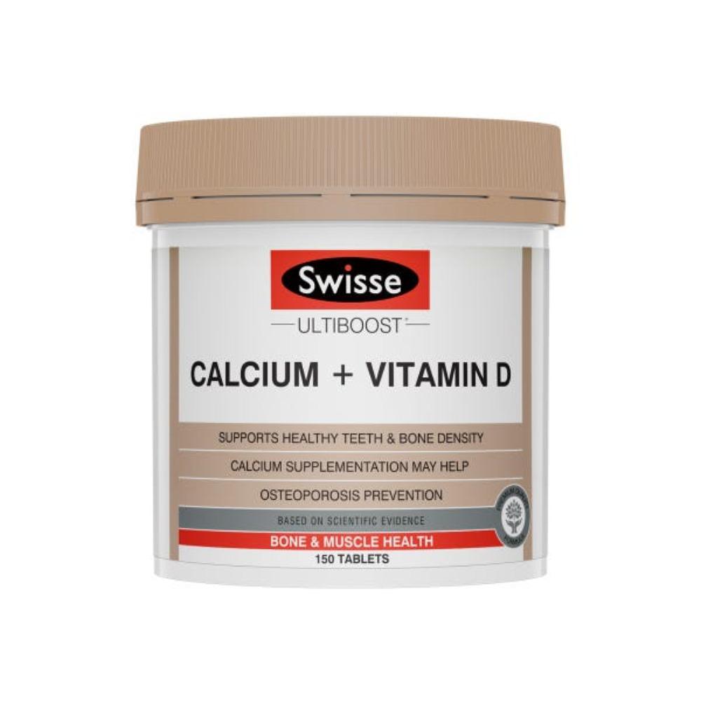 

[Swisse] Ultiboost Calcium + Vitamin D 150 Tablets