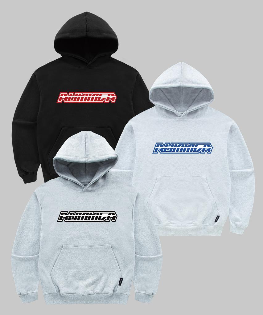 [Fleece Lined] Runner Oversized Hoodie 3 Colors (Type A)