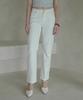 Rosiro Lossy Boy-Fit Denim Pants_White