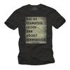 FUNNY OFFENSIVE MEN T-shirt WITH RUDE GERMAN SLOGAN - SHORT SLEEVE GEEK TEE