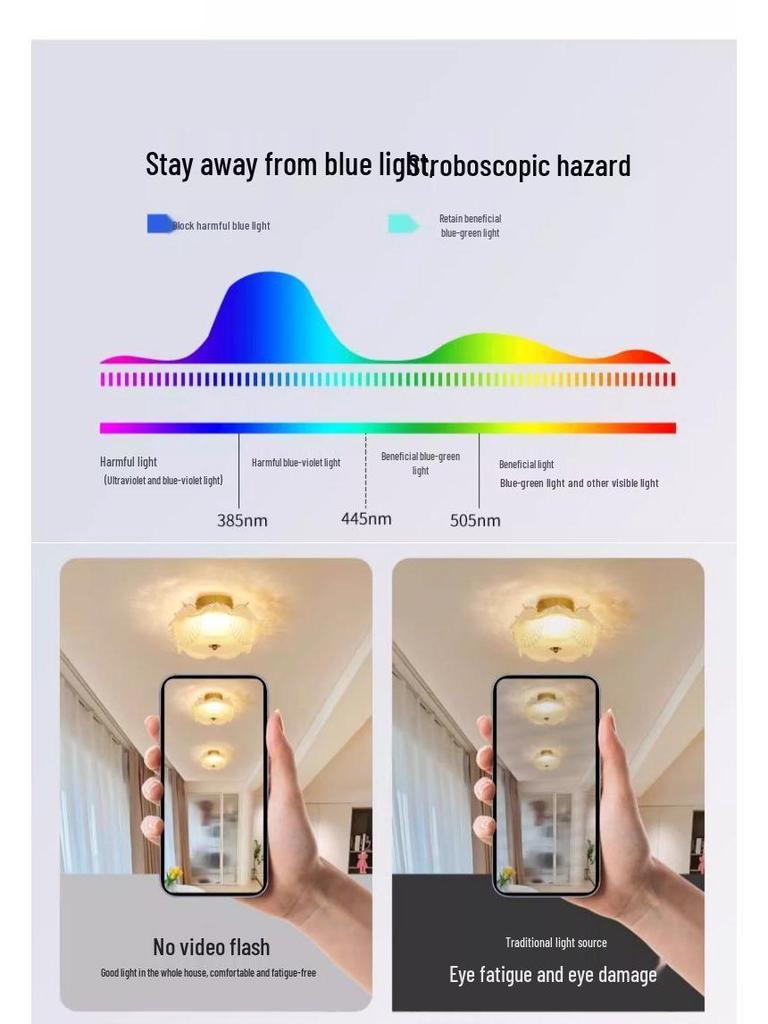 Nordic Luxury Shell Corridor Light: Creative, Modern Balcony & Entrance Lighting