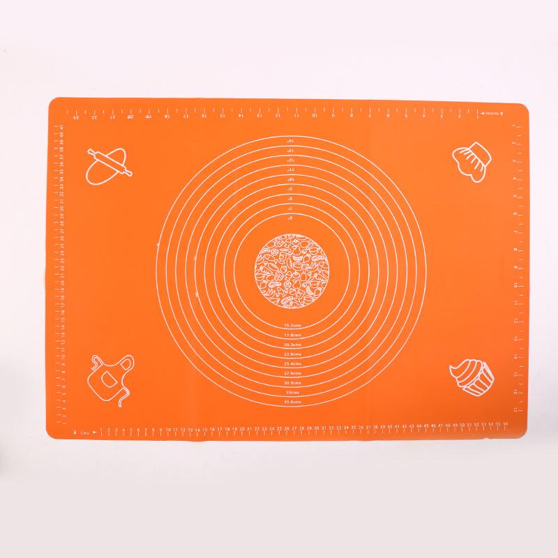 Silicone Kneading & Baking Mat - Heat-Resistant, Thick, Ideal for Dough, Noodles & Cutting