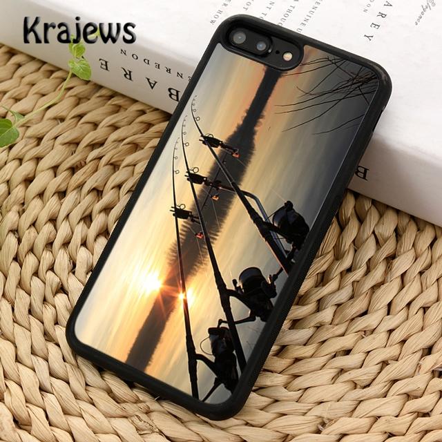 Krajews Fish Fishing Carp Funny Phone Case Cover For IPhone 18 17 Air 16 15 14 Plus 11 12 13 Pro Max Plus Coque Fundas