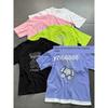 Domestic Sales Order ~ Candy Color Exquisite Colorful Crystals Bear Loose Version Stylish Easiest for Match Loose Version Summer T-shirt Tops Women