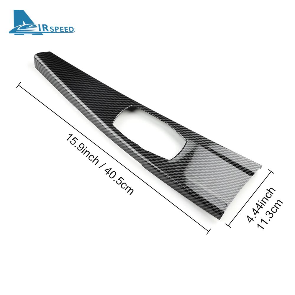 Carbon Fiber Style Gear Shift Collar for compatible vehicle interior