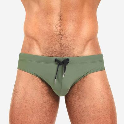 Men's Swimming Briefs Low Waist Plus Size Summer Beach Wear