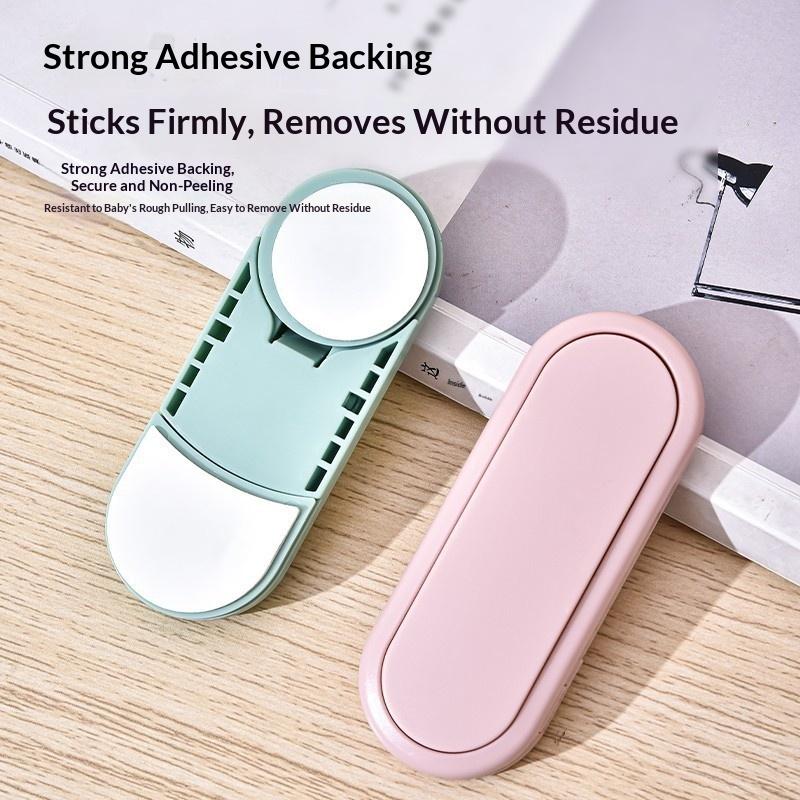 5Pcs/Set Latch Cabinet Door Protection Children'S Drawer Safety Baby Anti Pinch Invisible Lock Opposite Door Wardrobe Lock